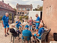 Cees S en Paul zijn ook klaar voor het vertrek