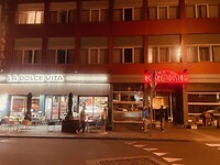 We dineren in La Dolce Vita en slapen in Hotel Tristar