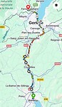 Dag 10, Meer van Annecy naar het Meer van Genève, 63 km en 602 hm.