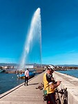 Deze fontein spuit het water 140 meter de lucht in.