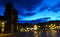 Plaza de Armas bij nacht
