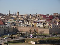 Uitzicht op Meknes