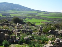 Uitzicht vanaf volubilis