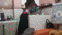 De keuken van het kleinste en een van de beste restaurants van Meknes