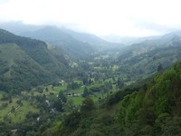 Uitzicht richting Cocora vallei