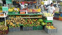 Fruit stalletje met heerlijk fruit