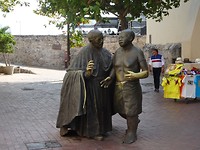 San Pedro de Claver met slaven hoofdman