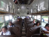 In de chicken bus