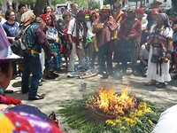Maya ceremonie