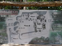 Plattegrond van Cahal Pech