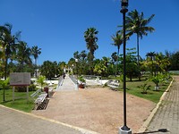 Het terrein van het resort