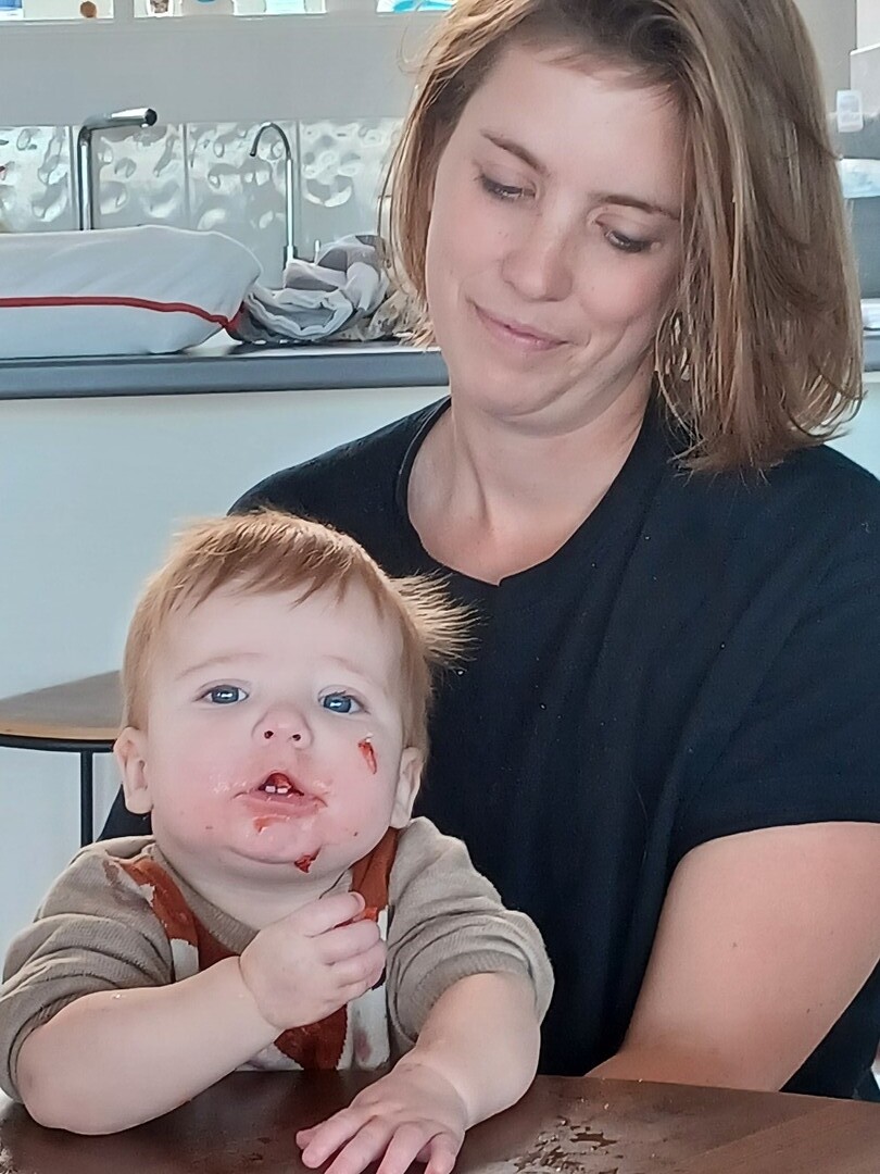 Lekker aardbeien eten