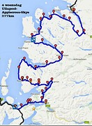 Route van woensdag