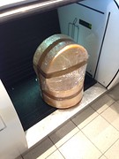 korfbalkorven op weg naar Accra