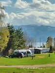 The caravan at Utvika campsite