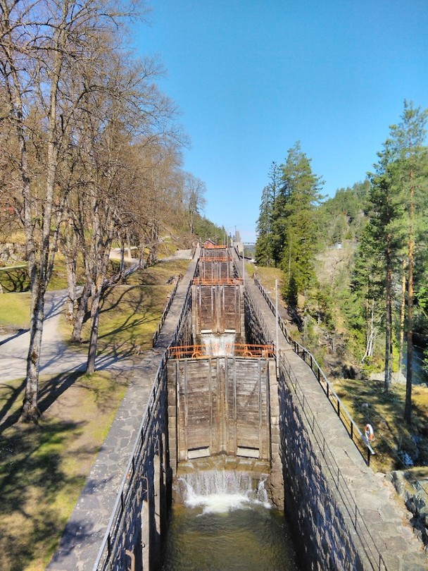 Lock complex Vrangfoss, Telemarken