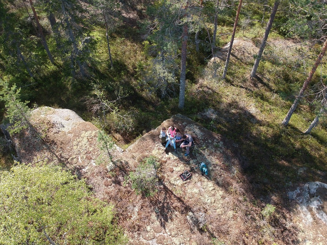 Fika at the top of the Österholtnatten trail