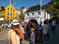 Waiting for Floybanen in Bergen