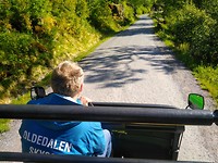 Our ride up to Briksdalsbreen
