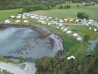 Flakk camping with beach