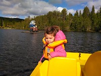 watercycling around the troll