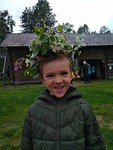 Ilan with decorated hair