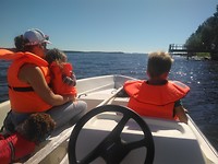 Boat tour in Piteå