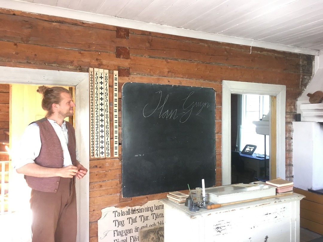 Private lesson at Västerbotten museum