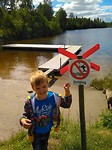 'Why aren't people allowed to look into the water like this?'