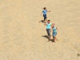 11.00 en dan al niet meer met blote voeten in het zand kunnen staan van de hitte!