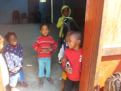 At the project Light for the Children