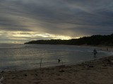 Sundown on almost private beach