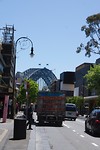 Harbour Bridge, vanuit de wijk The Rocks