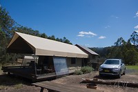 Tent en auto