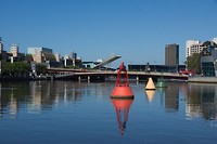 De oude haven van Melbourne