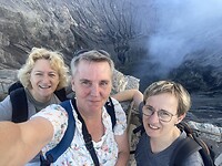 Selfie aan de Bromo