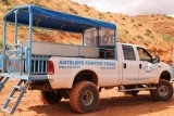 De jeep van Page naar Antelope Canyon