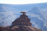 Vlakbij het plaatsje Mexican Hat
