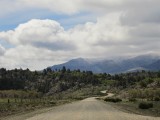 San Martin, ripio weg met uitzicht