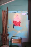 pin up op de muur van de slaapkamer!