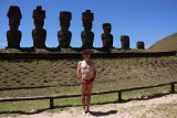 poseren als een moai