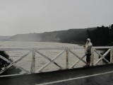 snel stijgend water na hevige regenval