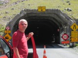 wachten bij de Homer tunnel