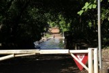 Cahill crossing, de grensovergang met Arnhemland, onder water