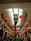 chinees nieuwjaar in klassiek Engels winkelcentrum