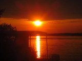 zonsondergang in Chobe