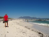 Strand bij Kaapstad