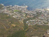 deel Kaapstad vanaf de Tafelberg