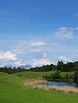 Uitzicht vanaf de camping Krambach