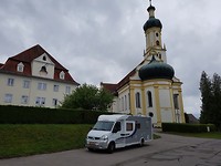 Kerkje waar Mozart speelde langs de Romantische strasse